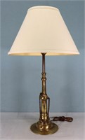 Brass "Fireman's Horn" Style Lamp