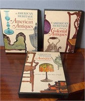 BOOKS:  (3) AMERICAN HERITAGE ANTIQUE BOOKS