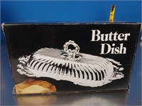Silver-plated Butter Dish