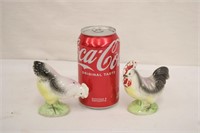 Vintage S & P Rooster Shakers, As Is Paint Loss
