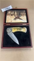 Pheasant collector, knife with case