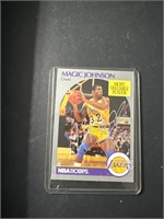 Magic johnson signed card