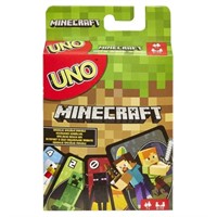 UNO Minecraft Card Game Videogame-Themed