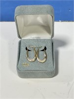 10k Gold Hoop Earrings