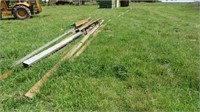 Group lot steel/pipes/posts/gates etc