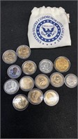 Collection of us coins
