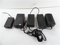 Lot of 5 Misc. DC Power Supply Boxes (For
