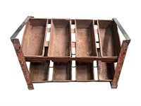 Industrial Iron Rack with 8 Bins