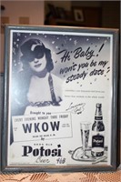 Good Old Potosi Beer Framed Picture - Hi Baby, Won