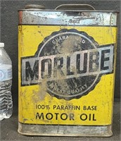 VTG. MORLUBE 2 GAL. MOTOR OIL CAN