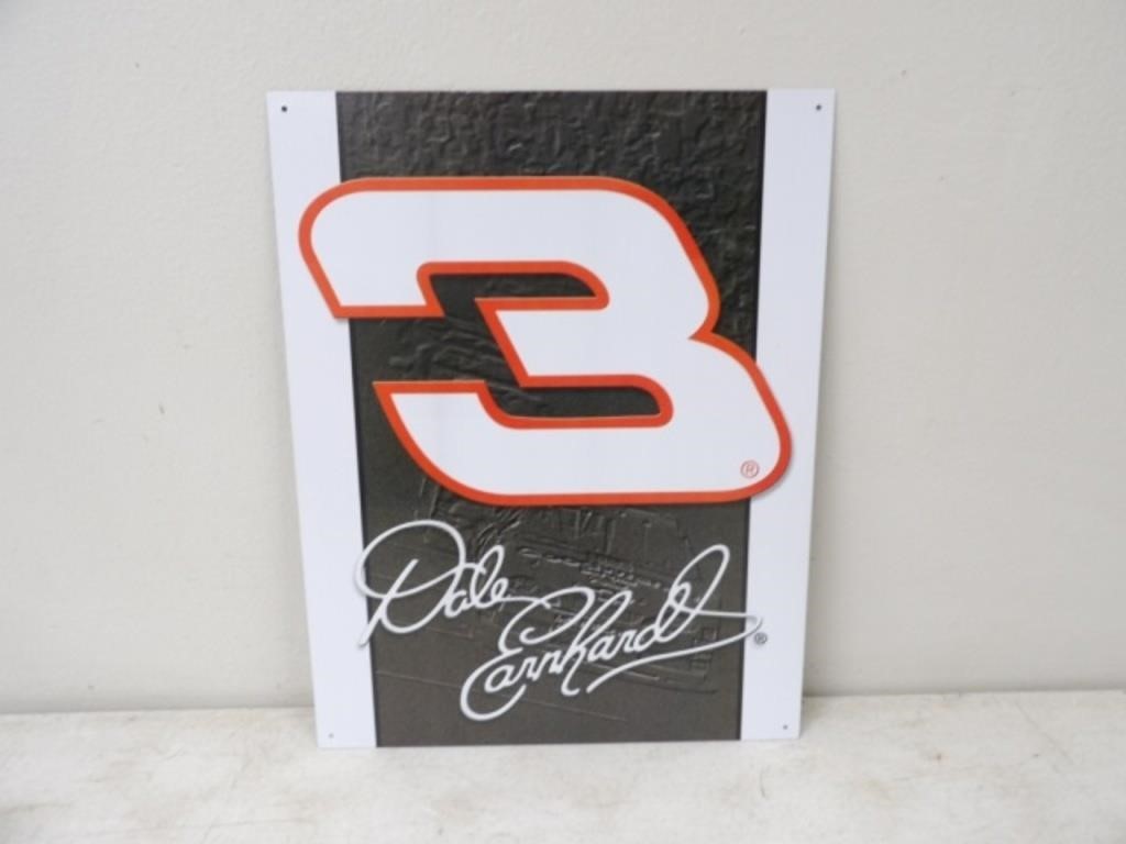 Dale Earnhardt Tin Sign 12.5x16