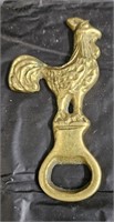 brass rooster pop opener