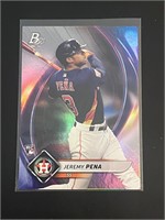 Jeremy Pena Bowman Platinum Rookie