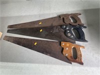 3 vintage saws