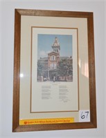 Framed Print of Adair County Courthouse - The