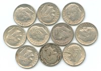 10 Roosevelt Silver Dimes