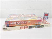2 jeux de société COMPLETS dont Monopoly Monde -