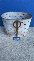 GALVANISED CHERRY DIP BASKET