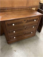 Very nice vintage, wooden, three drawer dresser