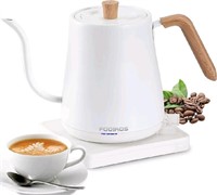 Fooikos Electric Gooseneck Kettle 0.8L for Pour Ov