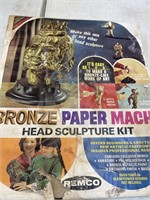 Bronze Paper Mache Head Sculpture Kit