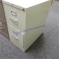 2 drawer metal file cabinet