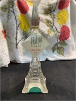 1999 Cognac V.S. Eiffe Tower Bottle 8" H No Cracks