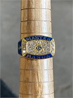 Size 10 Masonic Ring
