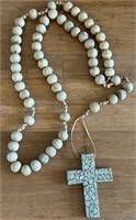 J - ROSARY BEADS & CROSS (M7 1)