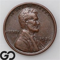 1926-S Lincoln Wheat Cent, AU+ Bid: 66
