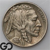 1927-S Buffalo Nickel, XF Bid: 80 ** FULL HORN
