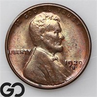 1929-S Lincoln Wheat Cent, Gem BU Bid: 60