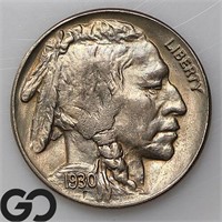 1930 Buffalo Nickel, Gem BU+ Bid: 300 ** NICE!