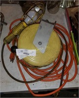 Extension Cord & Worklight On A Reel