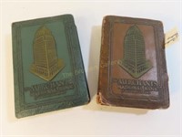 2 Vintage Merchants National Bank Book Banks