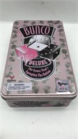 Bunco Group Dice Party Game In Metal Tin -complete