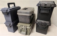 P - LOT OF 6 AMMO BOXES (Q9)