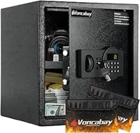 Voncabay Steel Money Safe Box for Home with Firepr