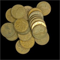 1950s/60s Canada Elizabeth II 1¢ Copper Penny