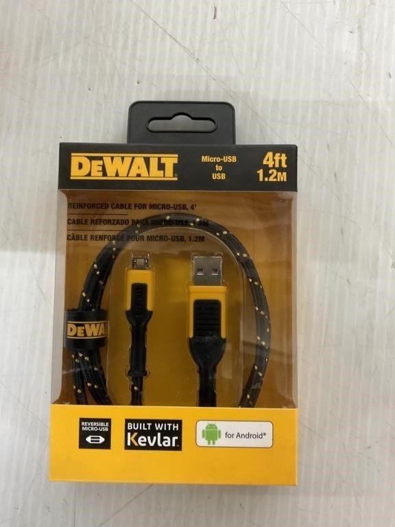 DEWALT 4FT MICRO-USB TO USB CABLE
