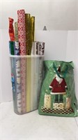 Tote of Wrapping Paper, Bows, & Gift Bags