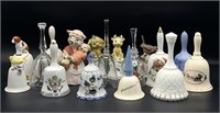 Crystal, Glass, and Ceramic/Porcelain Bells 7”