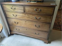 5 Drawer Antique Chest w/ Contents & Key