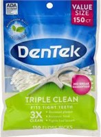 Dentek Triple Clean Floss Picks 150pcs