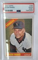 1966 Topps #365, Roger Maris [GOOD, 2(MK)]