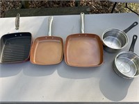 Assorted Cookware and Lids