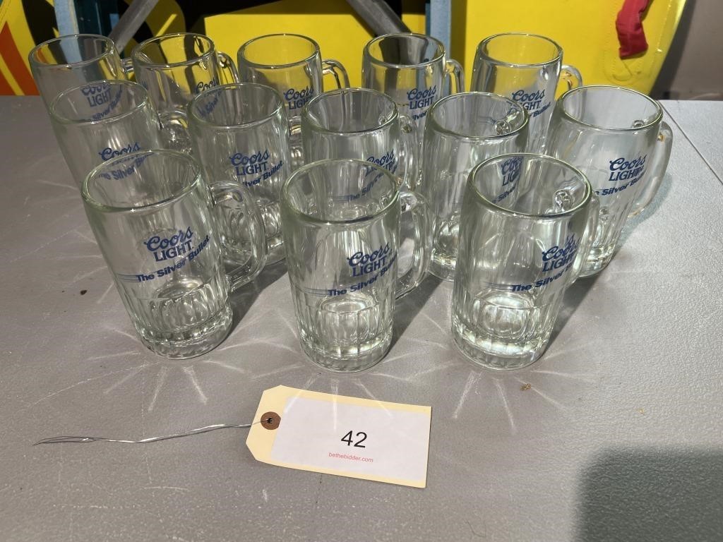 COORS LIGHT BEER MUGS