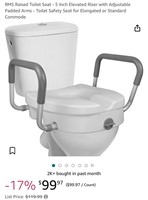 RMS Raised Toilet Seat