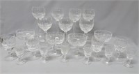 Waterford Crysal Colleen pattern stemware