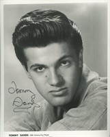 Tommy Sands signed photo